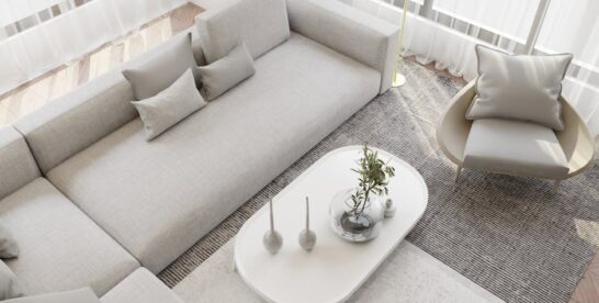 Teppich im Wohnzimmer richtig wählen: Größe, Material, Pflege und rutschfester Aufbau