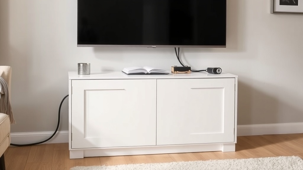 Lowboard richtig planen: Kabel unsichtbar, TV-Höhe passend, Stauraum leise nutzbar