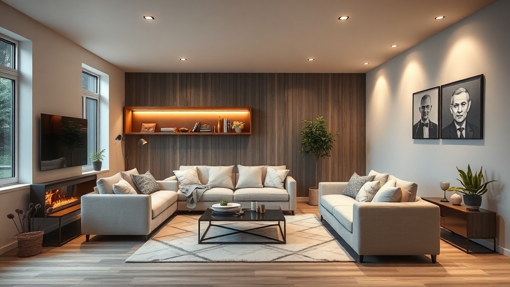 Indirekte Beleuchtung im Wohnzimmer richtig planen: LED, Decke, Wand und Steckdosen ohne Blendung