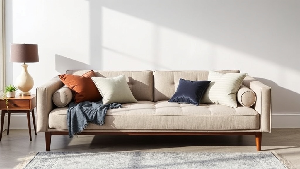 Schlafsofa im Wohnzimmer richtig planen